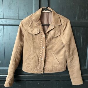 Hollister faux-suede jacket